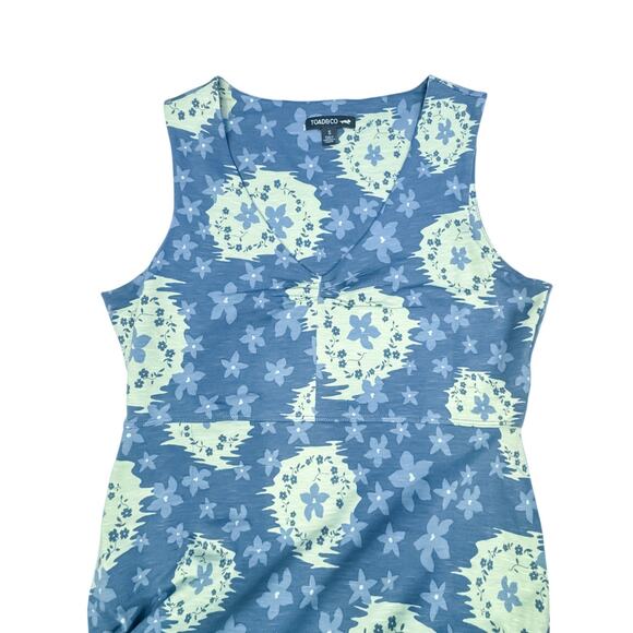 Toad&Co Blue Rose Marie Sleeveless Dress - Size Small - Picture 5 of 9